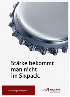 Vorschaubild 1: Stärke bekommt man nicht im Sixpack.