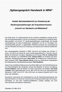 Vorschaubild 3: Zweiter Enquete Handwerksbericht„Zukunft von Handwerk und Mittelstand“